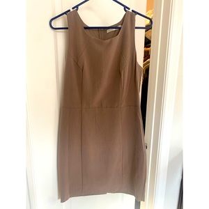 Taupe colored dress professional business casual